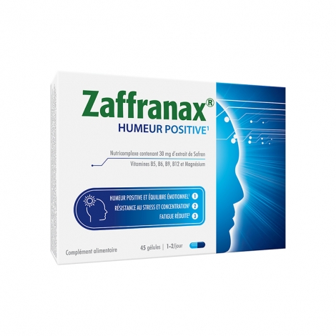 Zaffranax Humeur Positive 45 gélules pas cher, discount