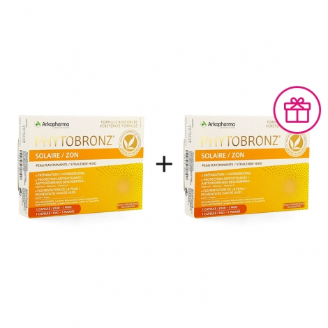 Arkopharma Phytobronz Solaire 30 capsules 1 + 1 GRATUIT pas cher, discount