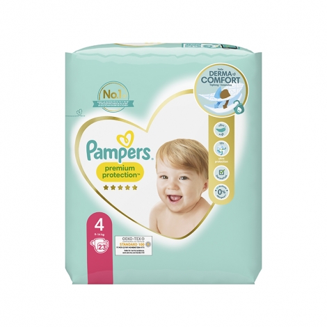 Pampers Premium Protection Taille 4 23 pièces pas cher, discount