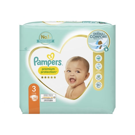 Pampers Premium Protection Taille 3 29 pièces pas cher, discount