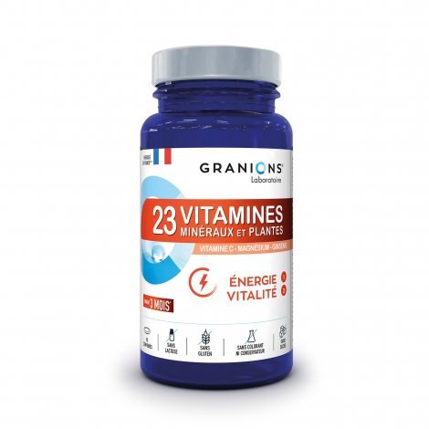 Granions 23 Vitamines Energie & Vitalité 90 comprimés pas cher, discount