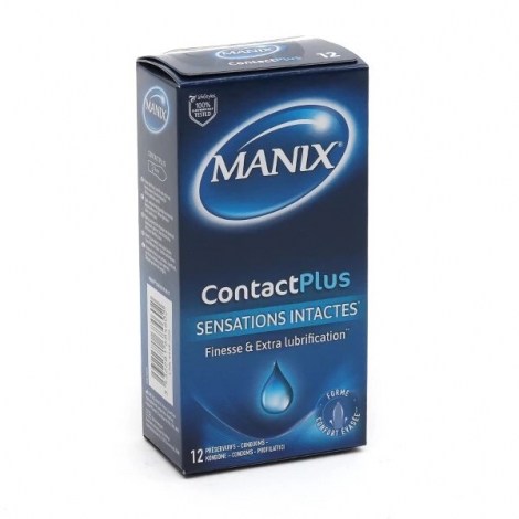 Manix Contact Plus 12 préservatifs pas cher, discount