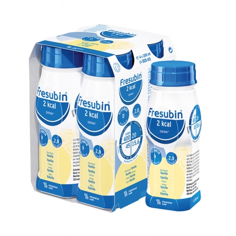 Fresubin 2 Kcal Drink Vanille 4x200ml pas cher, discount