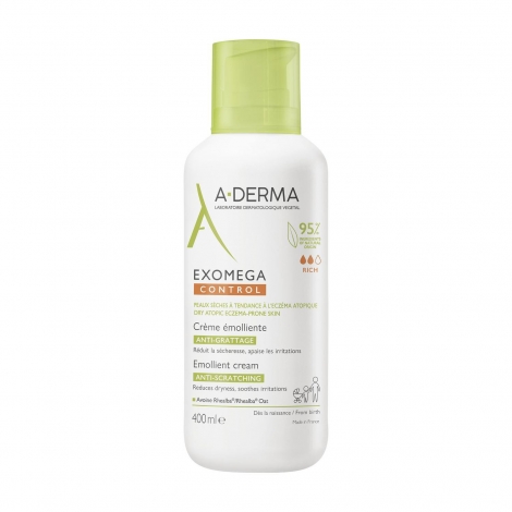 A-Derma Exomega Control Crème Emolliente 400ml pas cher, discount