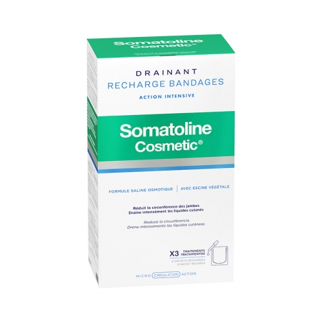 Somatoline Cosmetic Drainant Bandages Recharge pas cher, discount