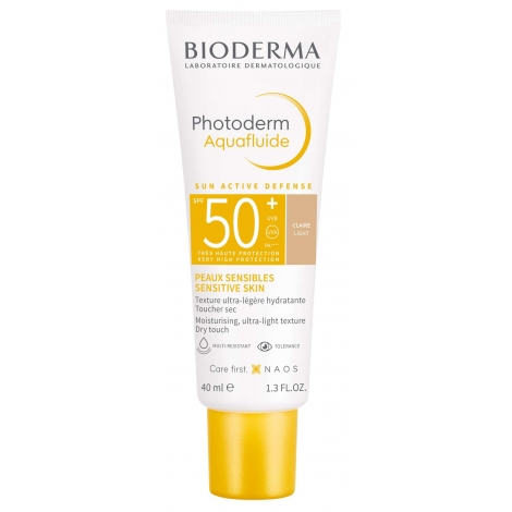 Bioderma Photoderm Aquafluide Teinte Claire SPF50+ 40ml pas cher, discount