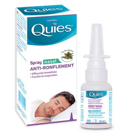 Quies Spray Nasal anti-ronflement Pin-eucalyptus 15ml pas cher, discount
