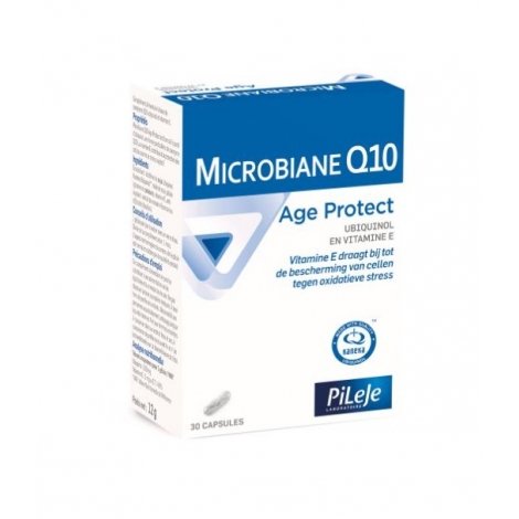 Pileje Microbiane Q10 Age protect 30 gélules pas cher, discount