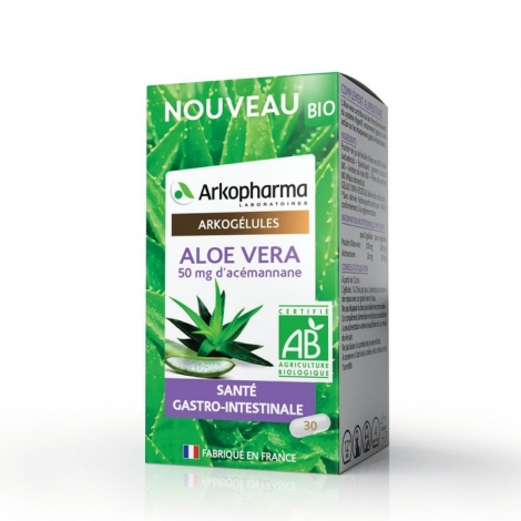 Arkopharma Arkogélules Aloe Vera bio 30 gélules pas cher, discount