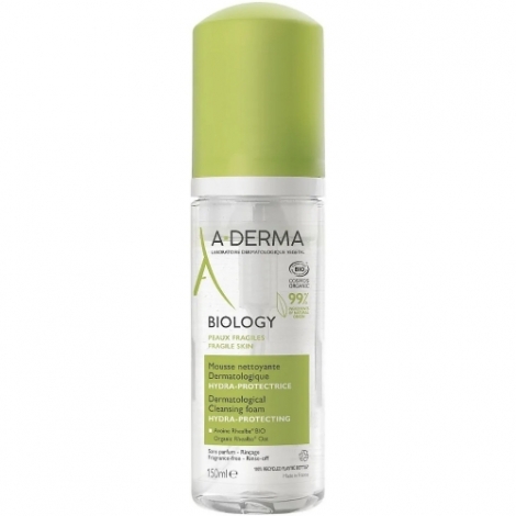 Aderma Biology Mousse nettoyante hydra protectrice bio 150ml pas cher, discount