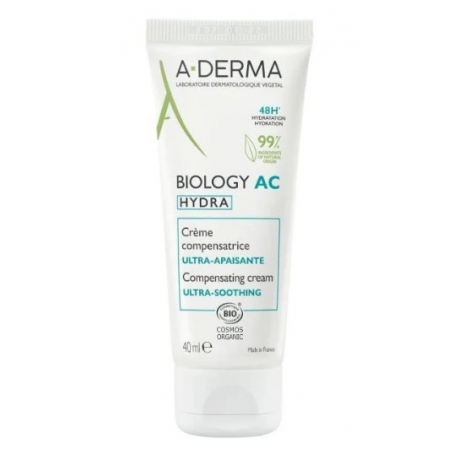 Aderma Biology Ac Hydra Crème compensatrice bio 40ml pas cher, discount