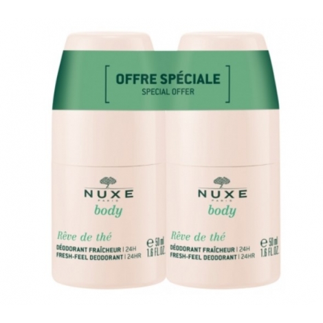 Nuxe Duo Déodorant fraîcheur 2 x 50ml pas cher, discount