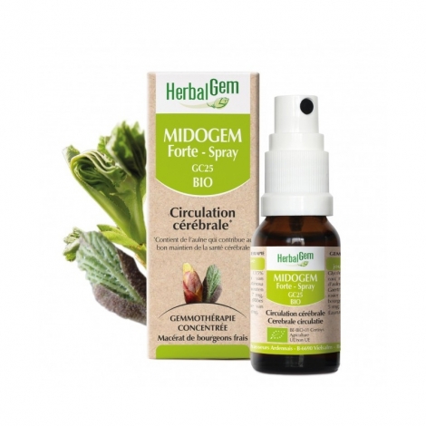 Herbalgem Midogem Forte GC25 Spray bio 15ml pas cher, discount