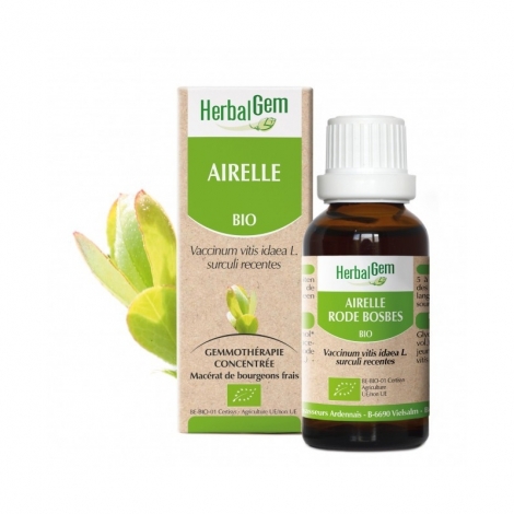 Herbalgem Airelle bio 30ml pas cher, discount