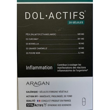Synactifs Dolactifs Réactions Inflammatoires 15 gélules pas cher, discount