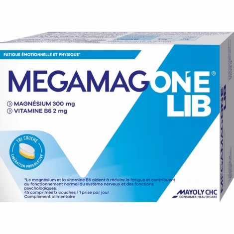 Megamag One LIB 45 comprimés pas cher, discount
