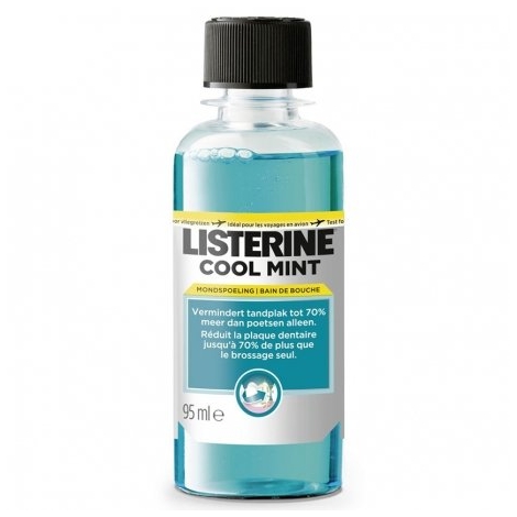 Listerine Cool Mint Bain de Bouche 95ml pas cher, discount