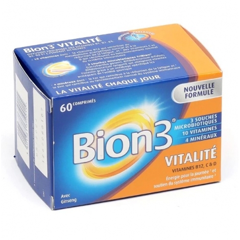 Bion 3 Vitalité 60 comprimés pas cher, discount
