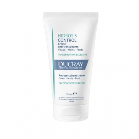 Ducray Hidrosis Control Crème anti-transpirante pour visage mains et pieds 50ml pas cher, discount