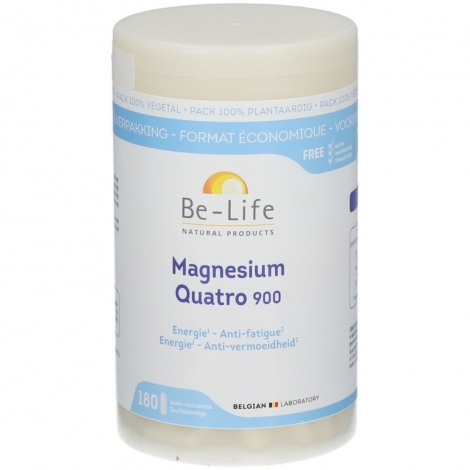 Be-Life Magnesium Quatro 900 180 gélules pas cher, discount