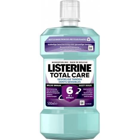 Listerine Total Care dents sensibles 500ml pas cher, discount