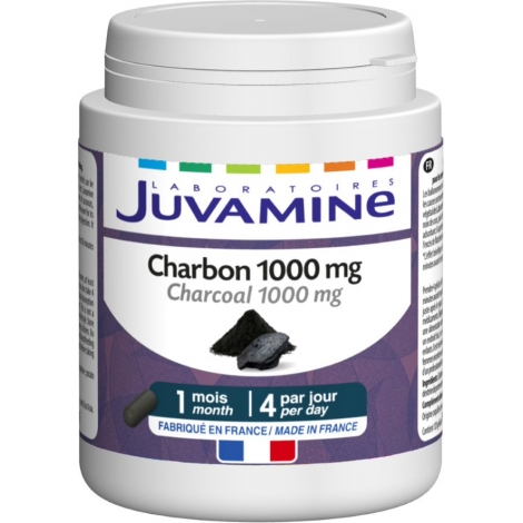 Juvamine Charbon 100mg 120 gélules pas cher, discount