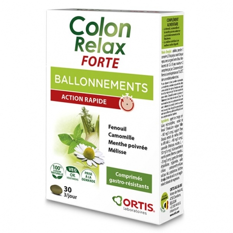 Ortis Colon Relax Forte 2x15 comprimés pas cher, discount
