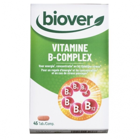 Biover Vitamine B-complex 45 comprimés pas cher, discount