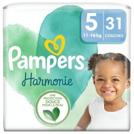 Pampers Harmonie taille 5 31 couches pas cher, discount