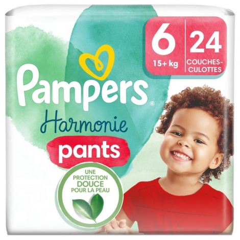 Pampers Harmonie Pants taille 6 24 culottes pas cher, discount