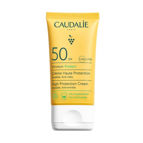 Caudalie Vinosun Crème Haute Protection SPF50 50ml pas cher, discount