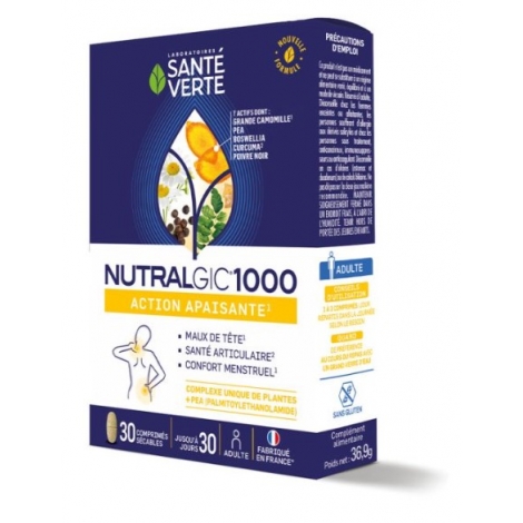 Santé Verte Nutralgic 1000 30 comprimés pas cher, discount