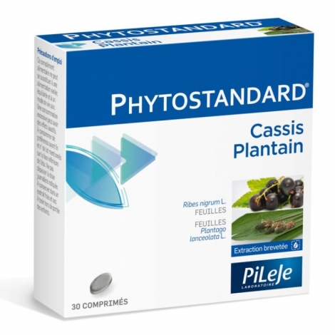 Pileje Phytostandard cassis-plantain 30 comprimés pas cher, discount