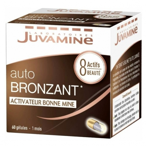 Juvamine Bronzage Autobronzant 60 gélules  pas cher, discount