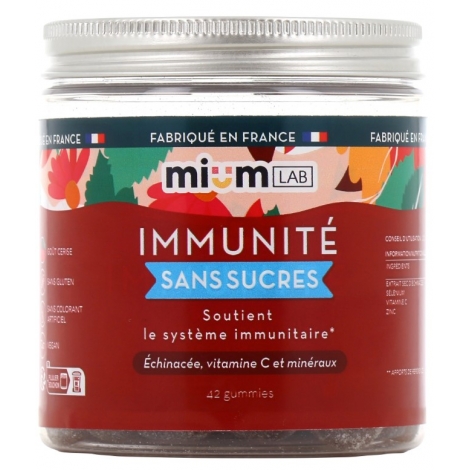 Mium Lab Gummies Immunité Sans sucres pas cher, discount