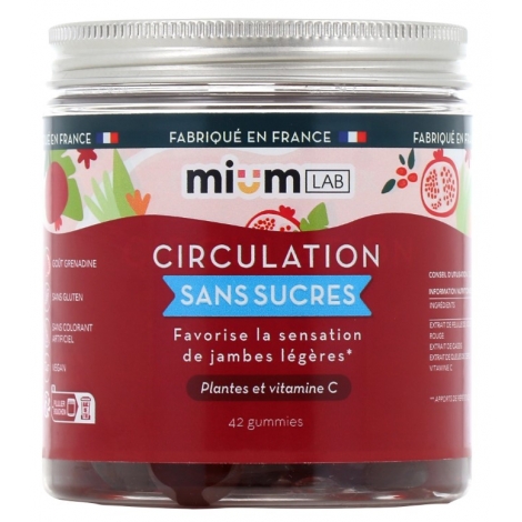Mium Lab Gummies Circulation Sans Sucres pas cher, discount