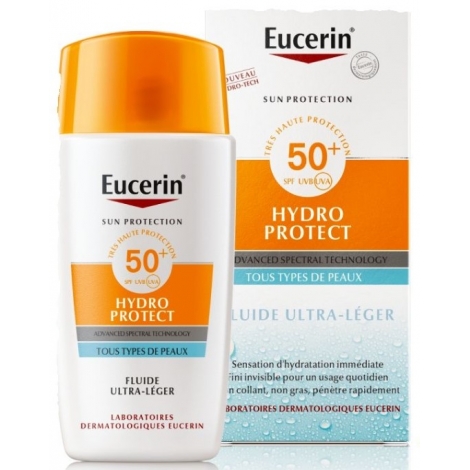 Eucerin Sun Hydro Protect Fluide Ultra-léger SPF 50+ 50ml pas cher, discount