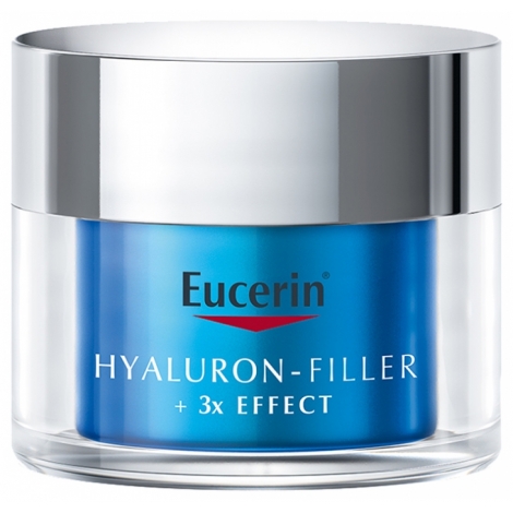 Eucerin Hyaluron Filler +3x Effect Soin de Nuit Booster d'Hydratation 50ml pas cher, discount