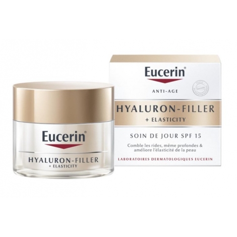 Eucerin Hyaluron Filler + Elasticity Thiamidol Soin de Jour SPF 15 50ml pas cher, discount