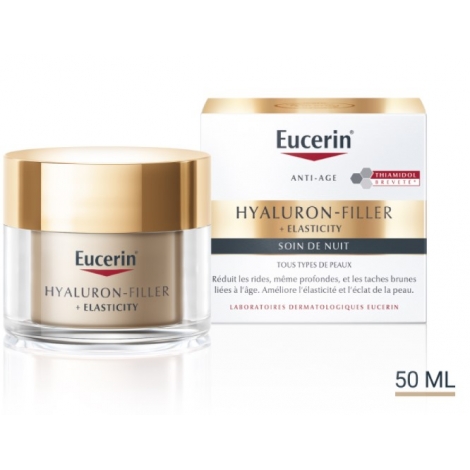 Eucerin Hyaluron Filler + Elasticity Thiamidol Soin de Nuit 50ml pas cher, discount
