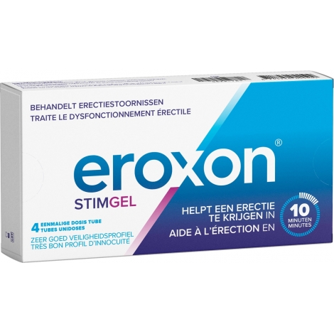Eroxon Stimgel Aide à l'érection 4 tubes unidoses pas cher, discount