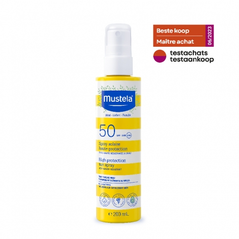 Mustela Bébé Enfant Spray Solaire Haute Protection SPF50 200ml pas cher, discount