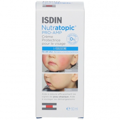 ISDIN Nutratopic Pro-AMP Crème Visage peaux atopiques 50ml pas cher, discount
