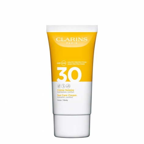 Clarins Crème solaire hydratation confort SPF30 150ml pas cher, discount