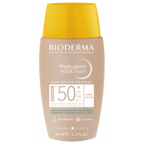 Bioderma Photoderm Nude Mineral SPF50+ doré 40ml pas cher, discount
