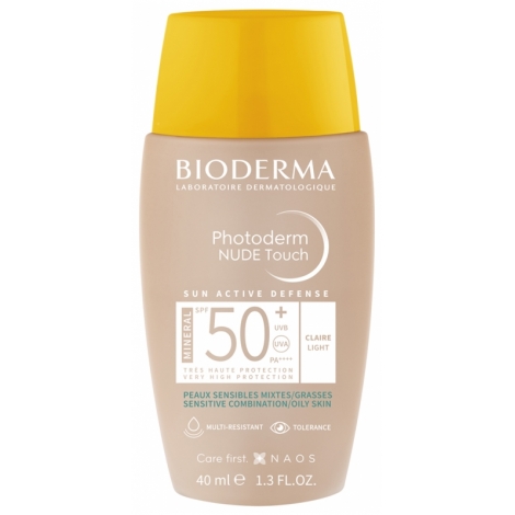 Bioderma Photoderm Nude Mineral SPF50+ clair 40ml pas cher, discount