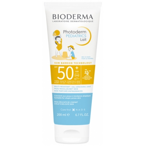 Bioderma Photoderm Pediatrics Lait SPF50+ 200ml pas cher, discount