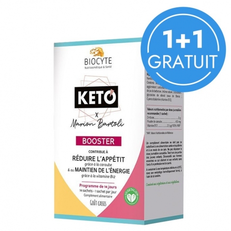 Biocyte Pack Keto Booster 14 sachets + 14 gratuits pas cher, discount