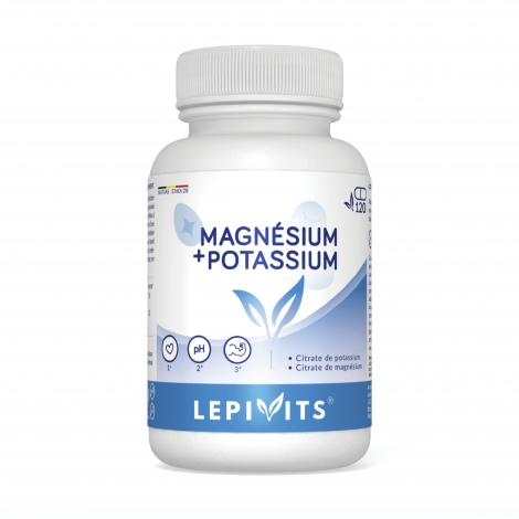 Lepivits Magnesium-Potassium 120 gélules pas cher, discount