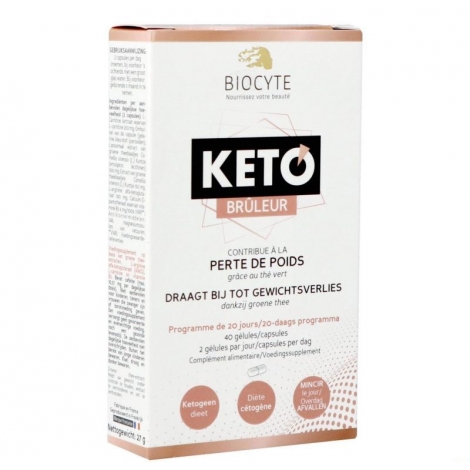Biocyte Keto Brûleur 40 gélules pas cher, discount